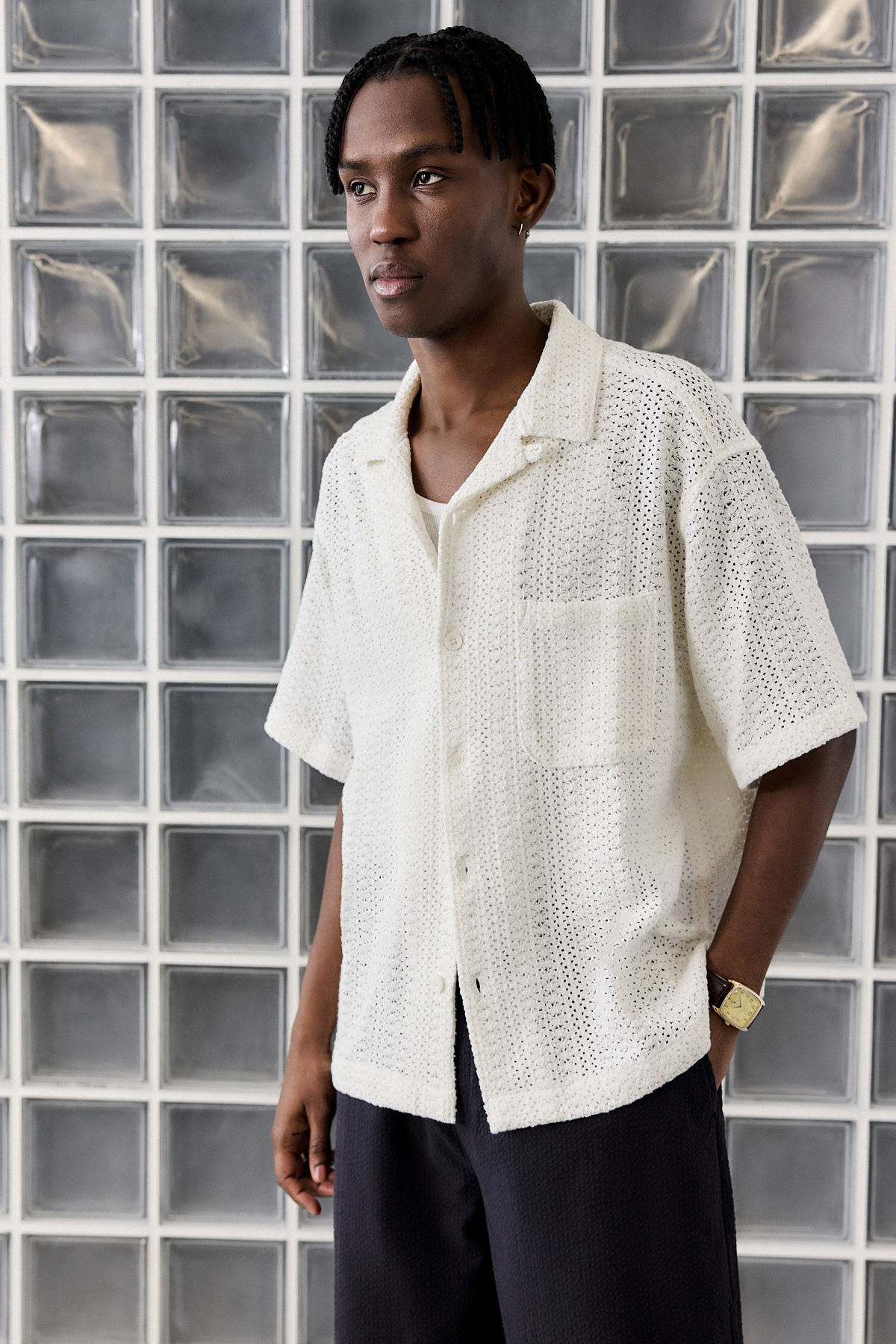 Loom Ecru Roman Shirt