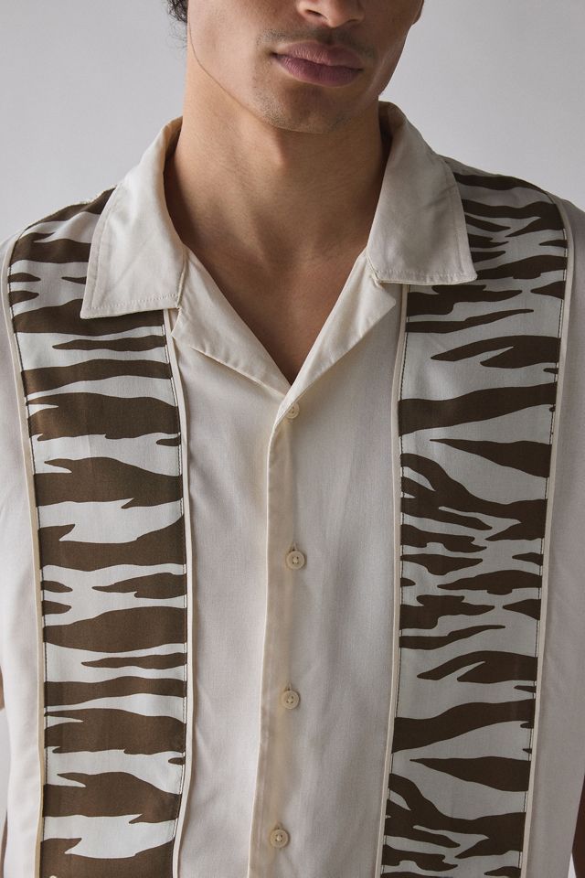 Camicia UO con stampa animalier a pannelli #1
