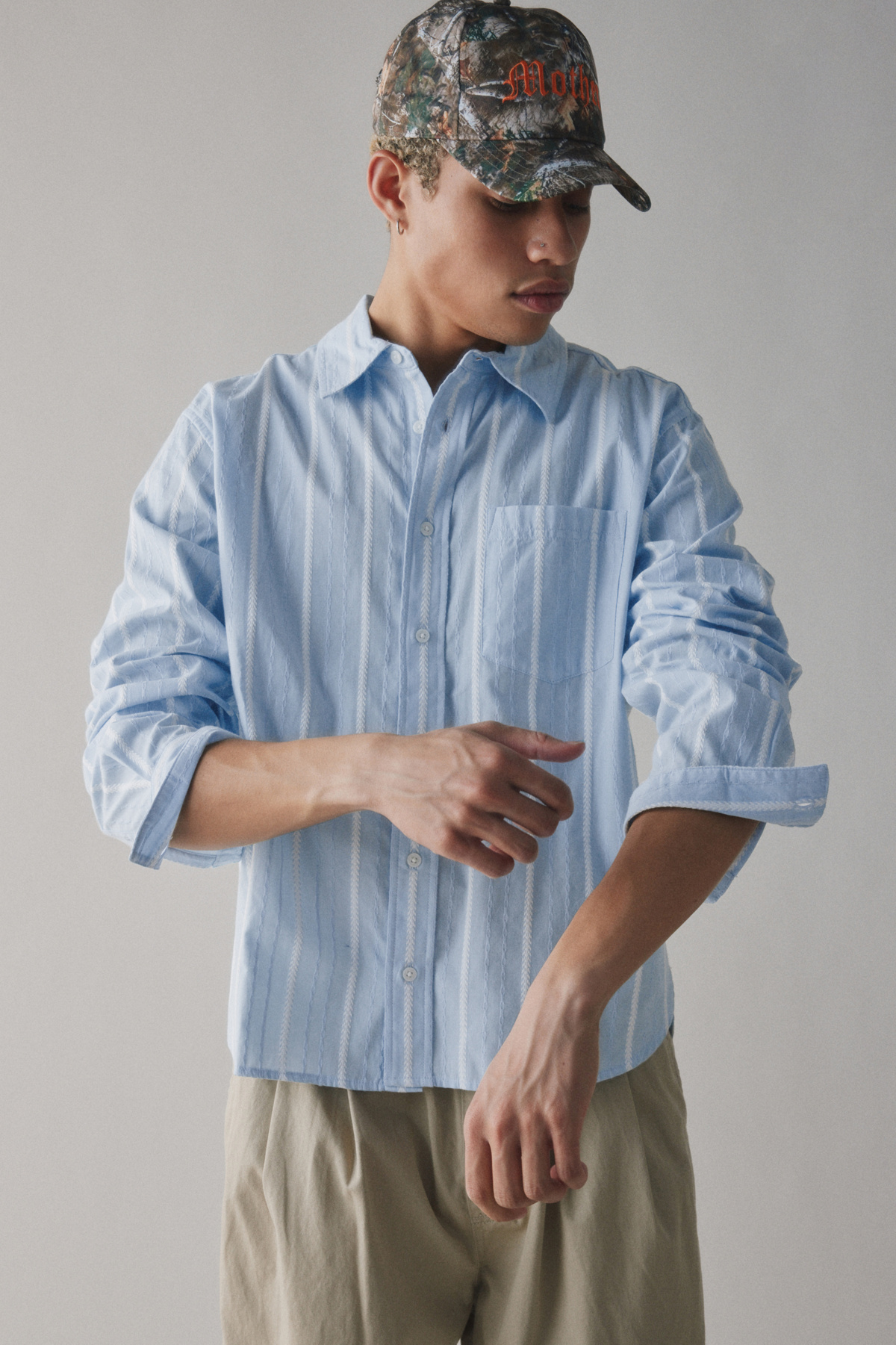 UO Striped Long Sleeve Shirt
