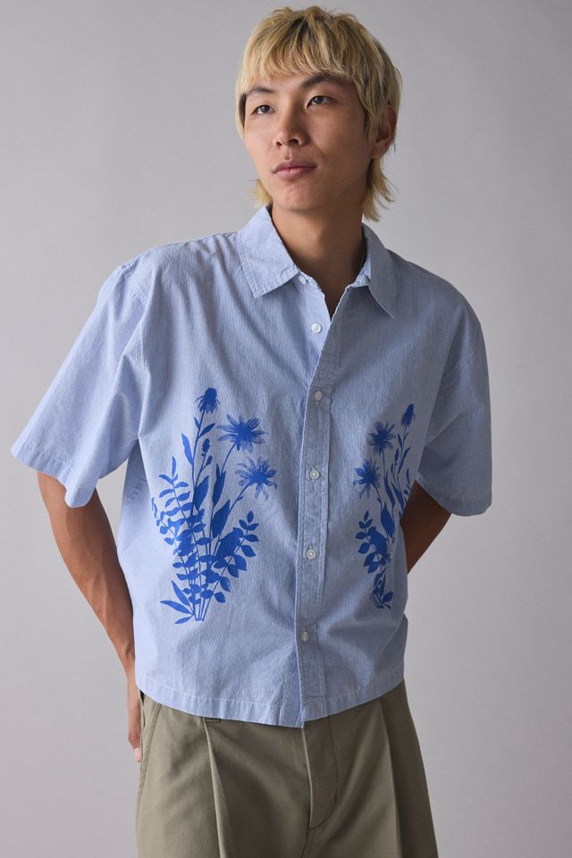 UO Stripe Short Sleeve Graphic Shirt #1