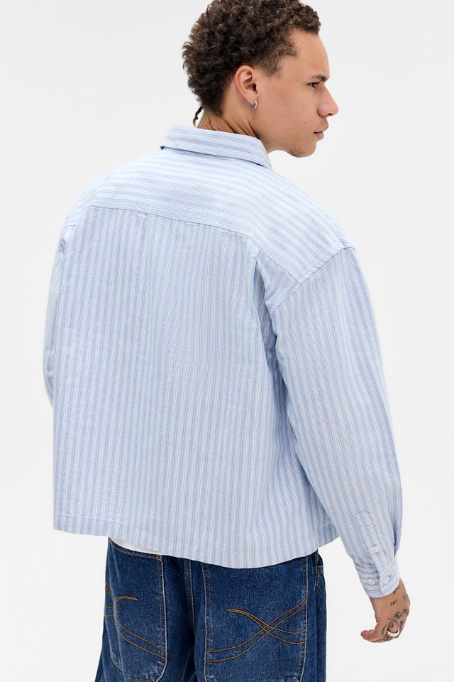 BDG Camicia a Righe Blu Arlo #3