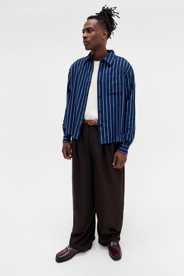 Loom Navy Nolan Streifen Hemd #2