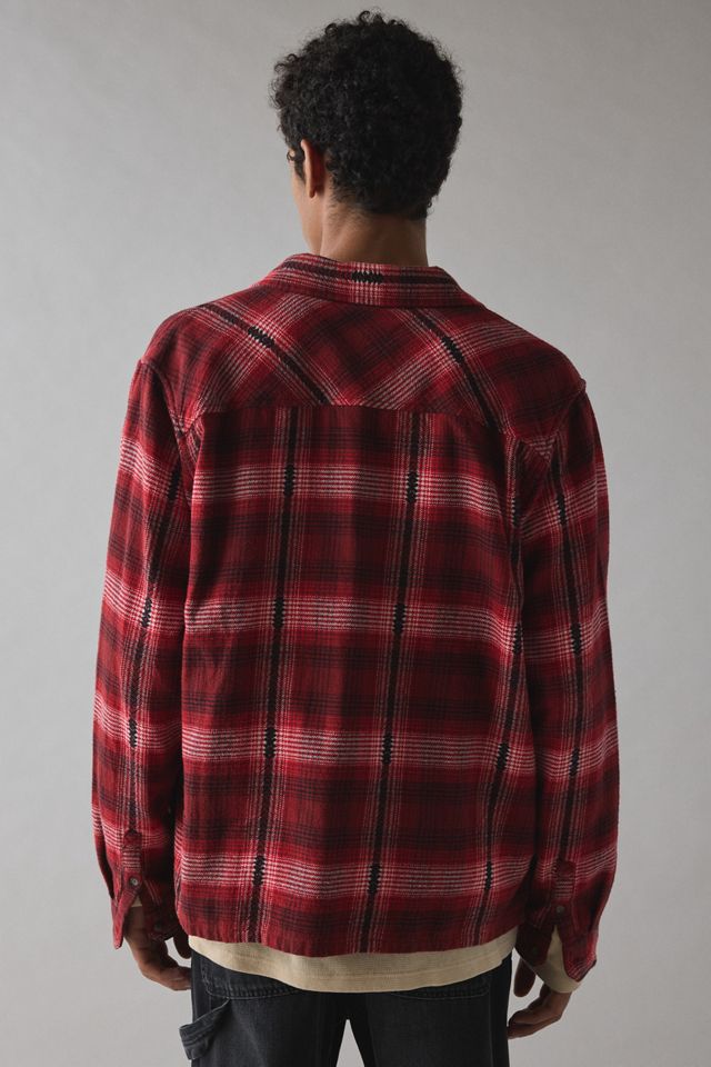 BDG Red Check Boxy Flannel Shirt #3