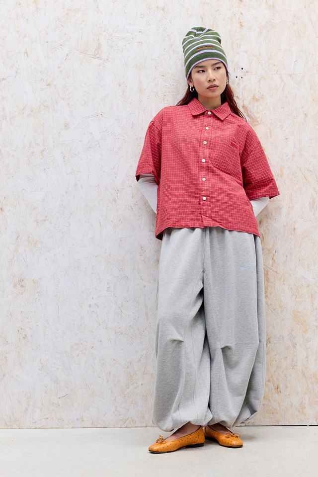 Chemise à manches courtes à carreaux Arlo rouge BDG #5