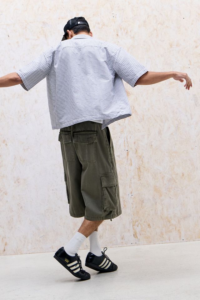 Chemise à manches courtes à carreaux Arlo BDG en ivoire #1
