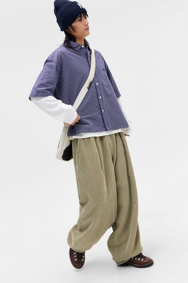 Camicia a Maniche Corte BDG Purple Arlo a Quadri #2
