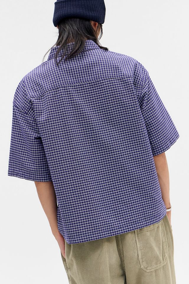 Camicia a Maniche Corte BDG Purple Arlo a Quadri #3