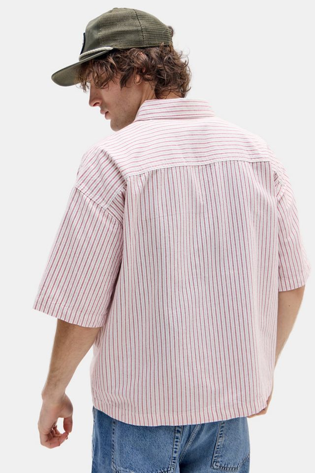 Camisa de Mecánico Arlo Blanca y Roja BDG #3