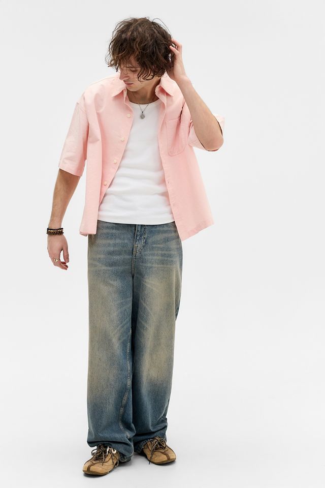 Camisa Arlo Rosa Polvoriento Sólido BDG #1