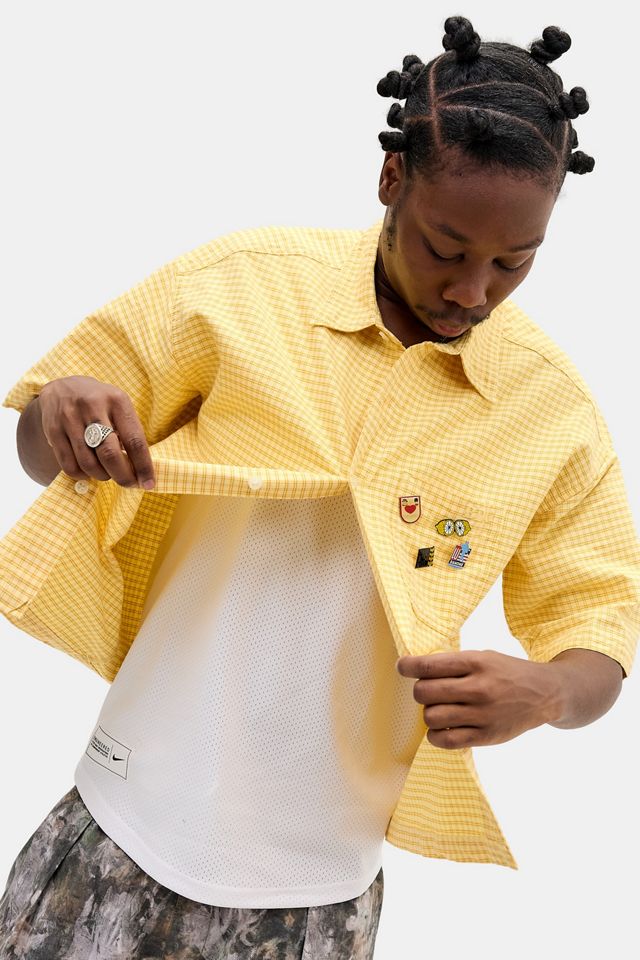 Chemise à manches courtes BDG Yellow Arlo à carreaux #7