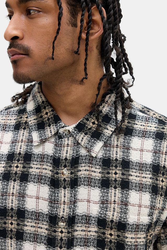 BDG Ivory Check Short Sleeve Shirt #2