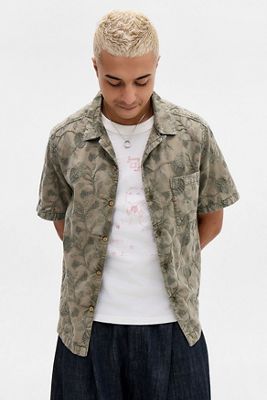Camisa Ayker Khaki Acid Broderie