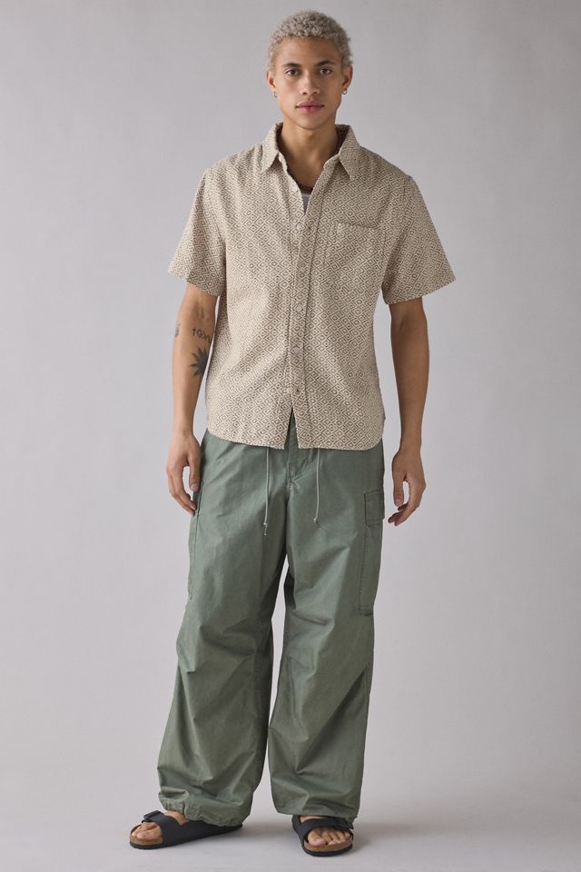 Chemise géométrique ample à manches courtes BDG #1