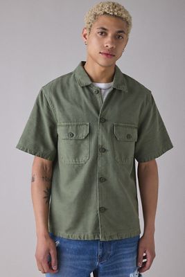 Chemise à manches courtes BDG Moss Green Surplus