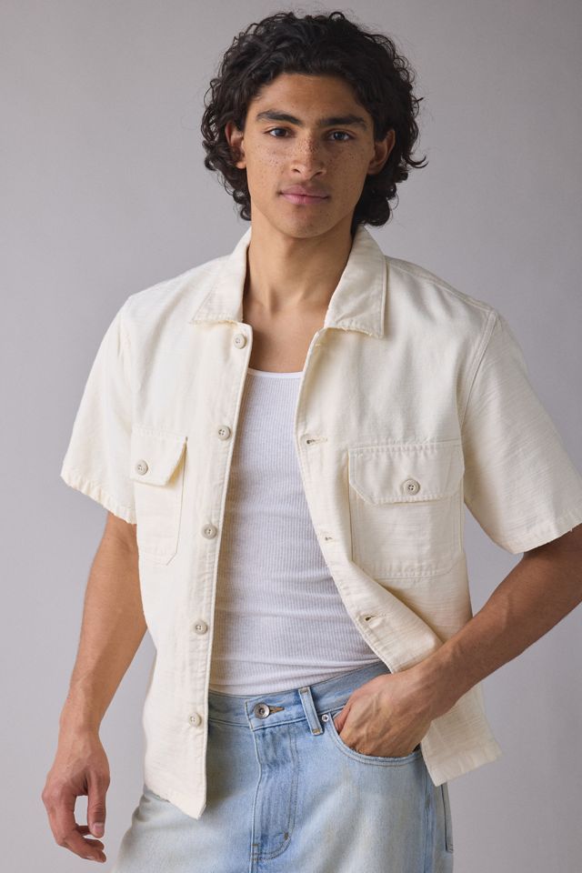 BDG Ivory Surplus Short Sleeve Shirt #2