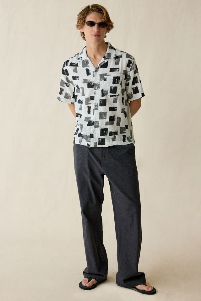 Chemise à motifs à manches courtes UO #1