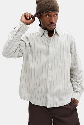 Camisa Texturizada de Rayas Nolan Loom