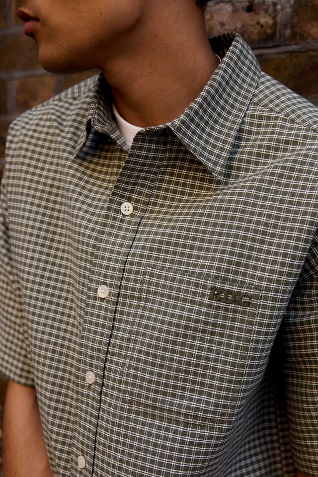 BDG Khaki Arlo Check Short Sleeve Shirt #2