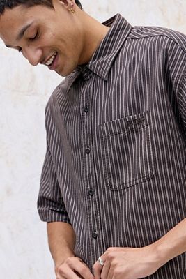BDG Brown Stripe Arlo Shirt