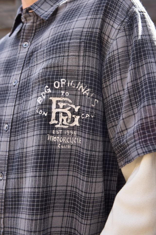 BDG Arlo Check Double Layer Shirt #1