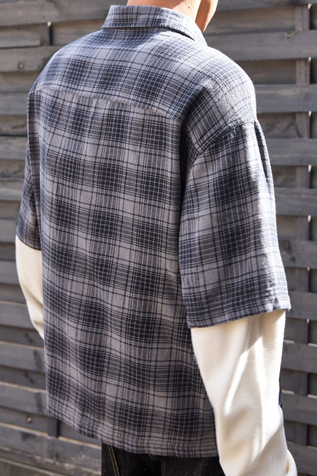 BDG Arlo Check Double Layer Shirt #3
