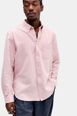 UO Rose Long Sleeve Relaxed Oxford Shirt