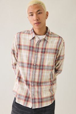 Camisa de Franela a Cuadros Holgada BDG