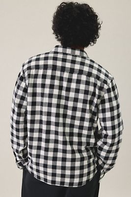 Chemise utilitaire à carreaux noirs BDG