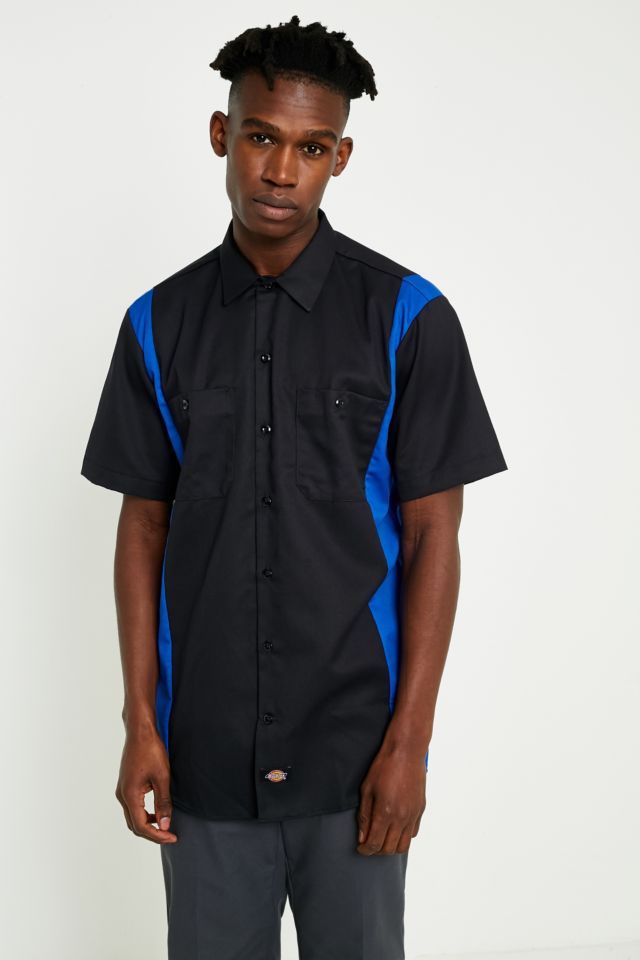 Dickies Black 2-Tone Work Shirt | Urban Outfitters UK