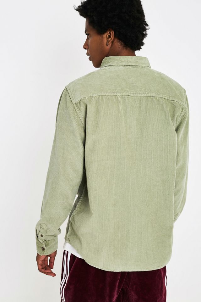 Dickies Arthurdale Oil Green Corduroy Shirt #4