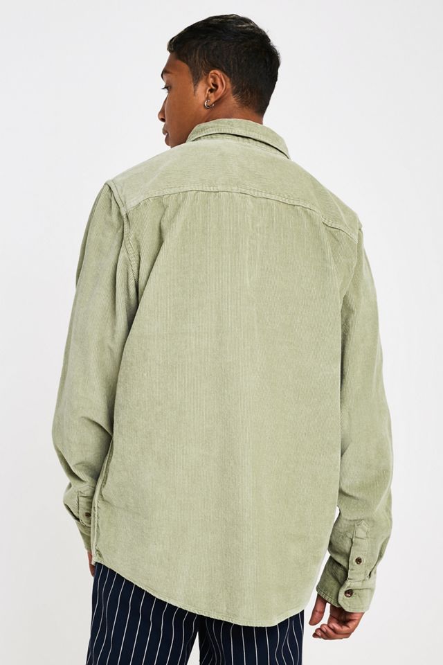Dickies Arthurdale Oil Green Corduroy Shirt #5