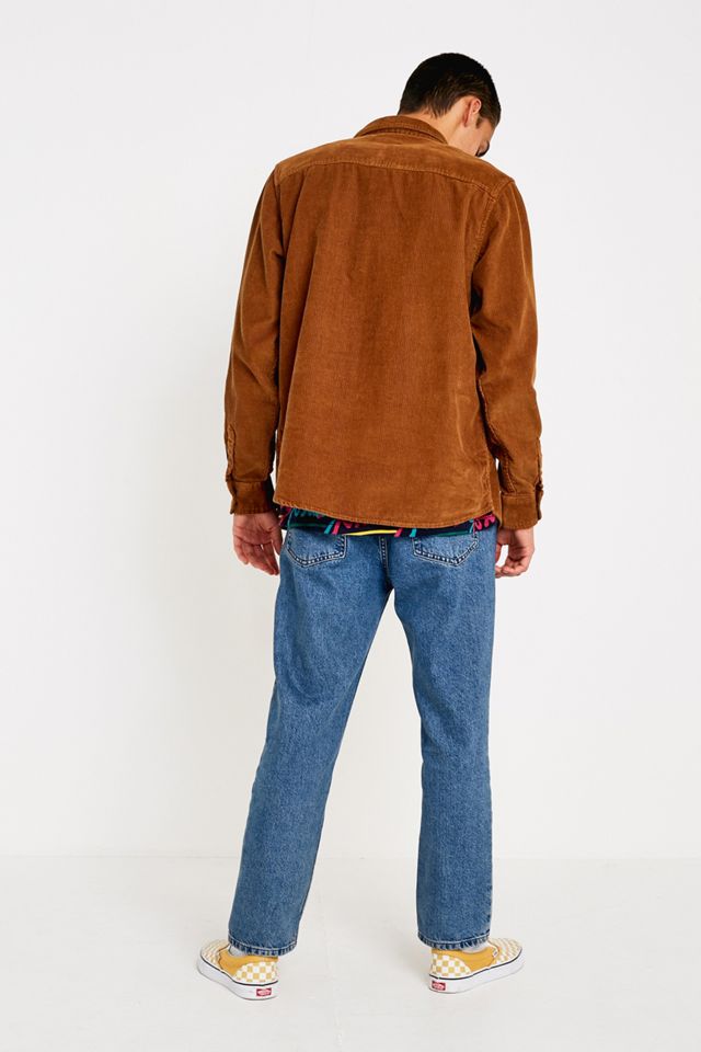 Dickies Arthurdale Duck Brown Corduroy Camicia a maniche lunghe #3