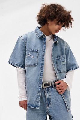 Camicia in Denim Avirex UO Exclusive Cruise