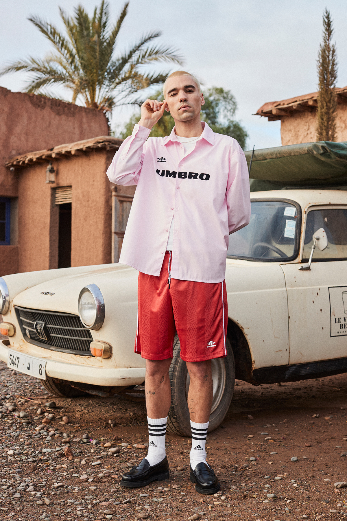 Umbro UO Exclusive Pink Logo Oxford Shirt