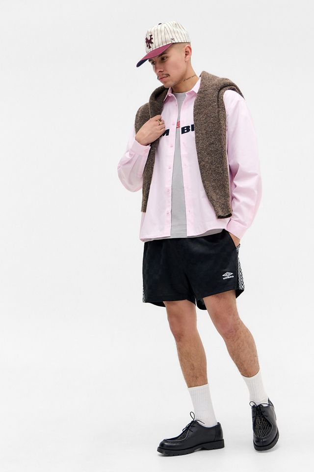 Camicia Oxford Umbro UO Esclusiva con Logo Rosa #4