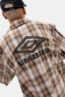Umbro UO Exclusive Brown Checked Shirt Product Page