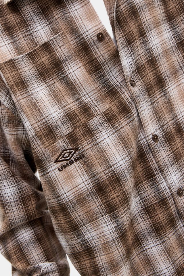 Umbro Camisa a Cuadros Color Burdeos Exclusiva de UO #3