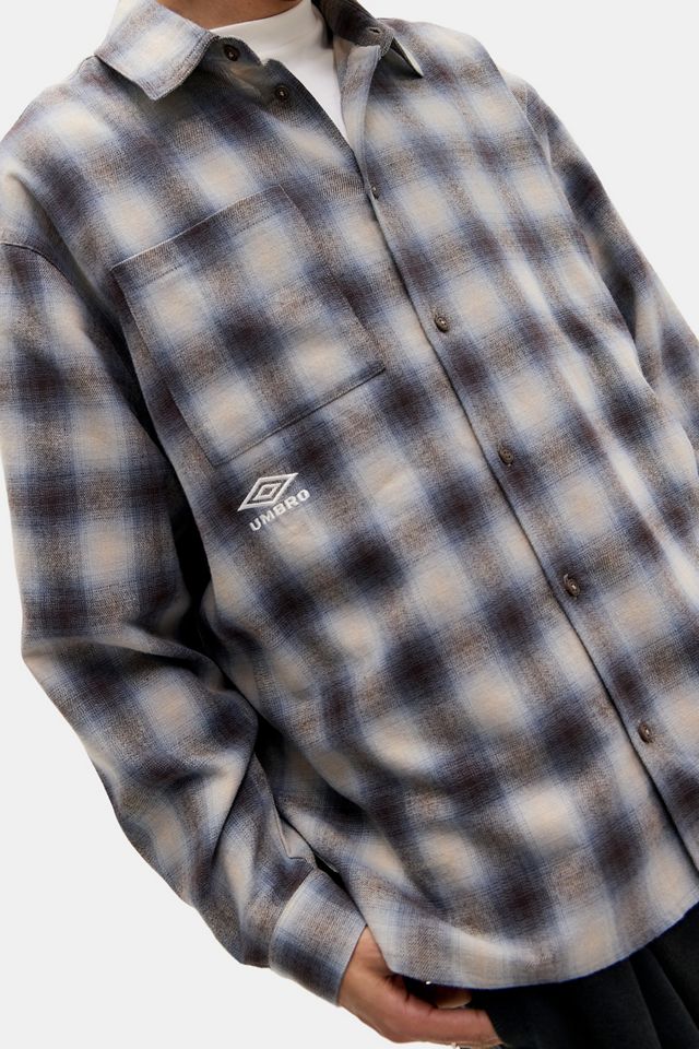 Umbro UO Exclusiva Camisa a Cuadros Azul #3