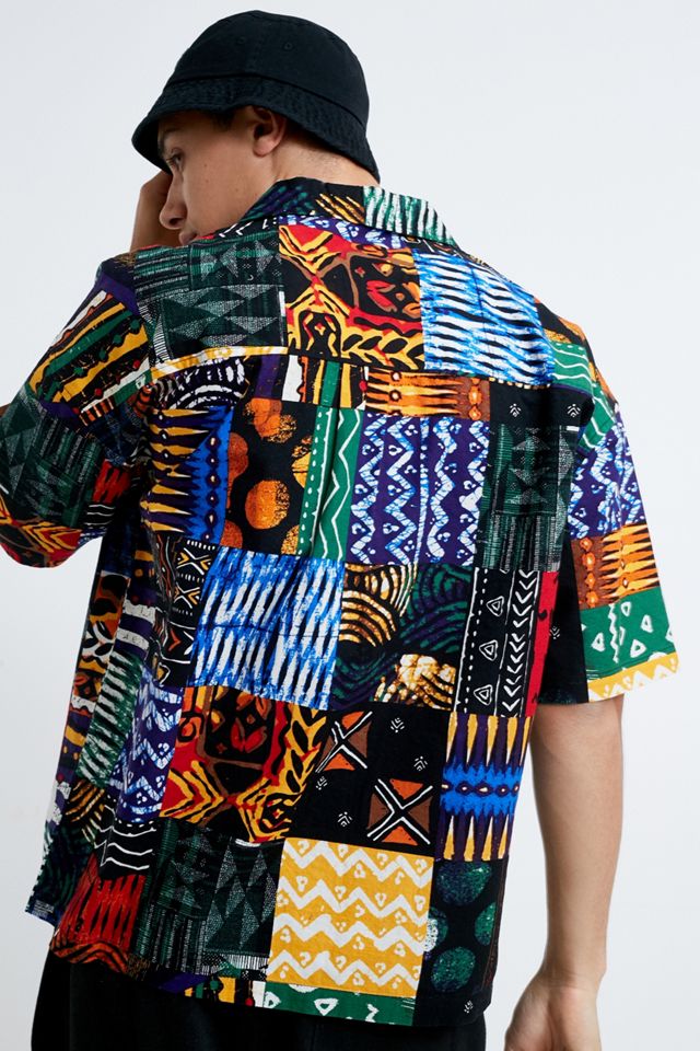 UO Patchwork Print Shirt | Urban Outfitters UK