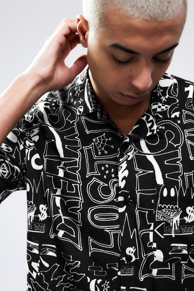 BDG Camicia Scarabocchio Nera #1