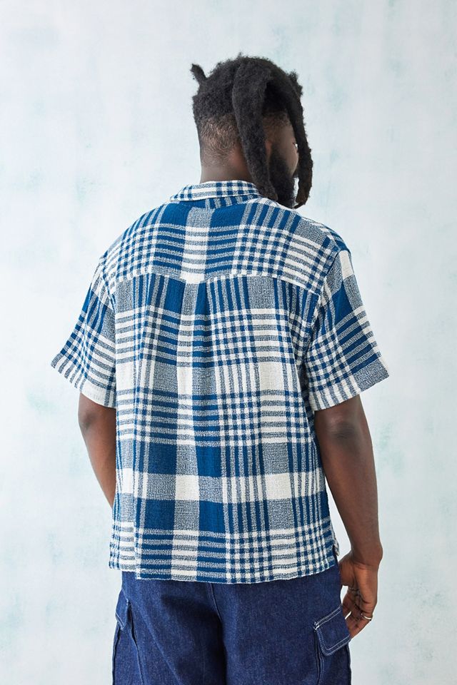 Temp Collective Maglia a maniche corte a check testurizzato #2