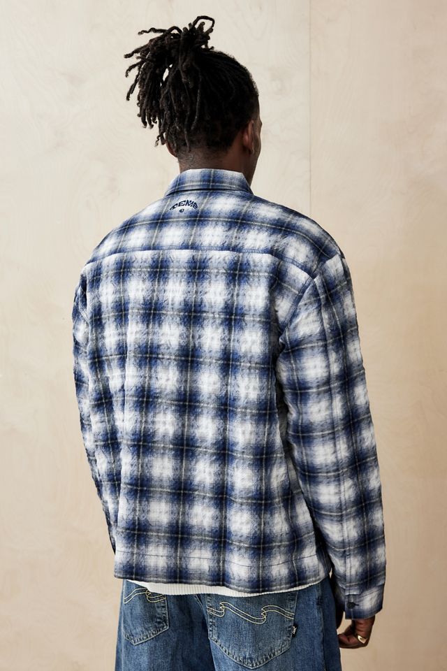 Chemise à glissière bleu marine exclusive UO Temp Surf Co #3