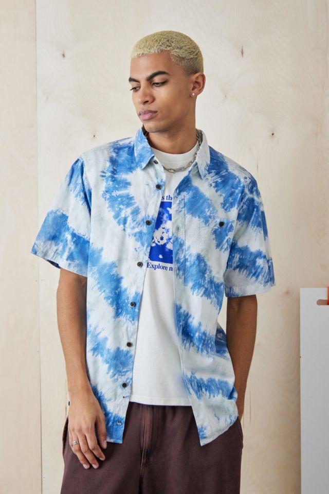 KAVU Charge The Morning Short Sleeve Shirt | Urban Outfitters UK