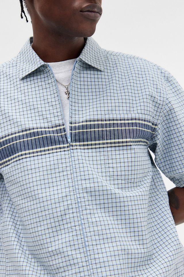 Gramicci Pacific Plaid Zip-Up Wave Shirt #1