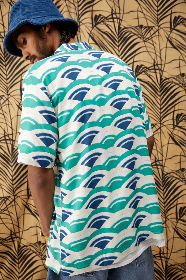 It's All Good Folk Ocean Fan Printed Shirt #1
