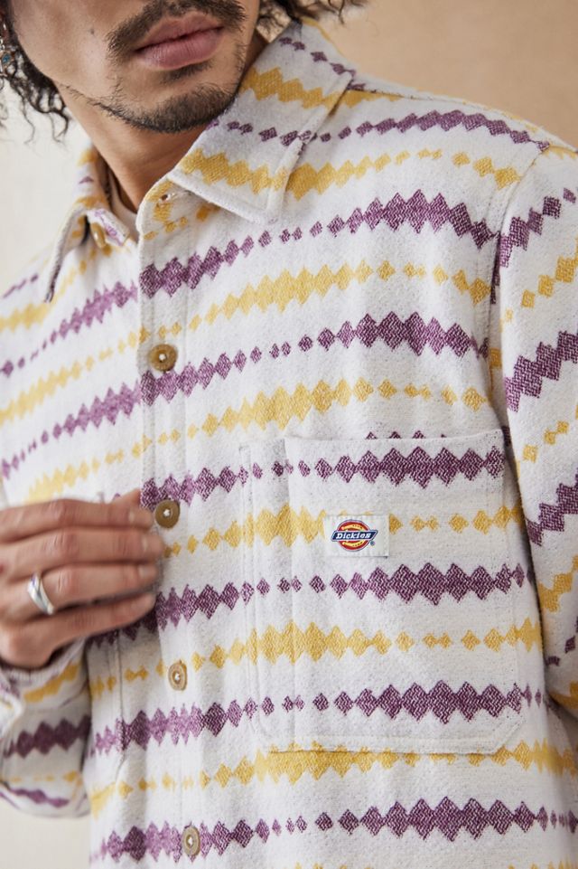 Dickies Ecru Striped Falkville Shirt #1