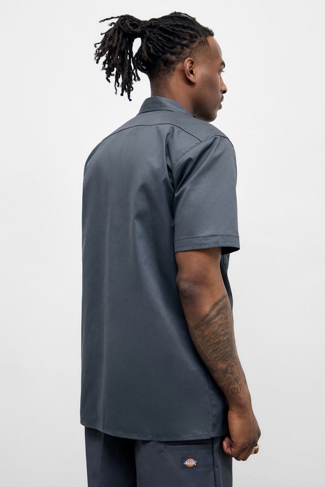 Dickies Charcoal Short Sleeve Work Shirt #3
