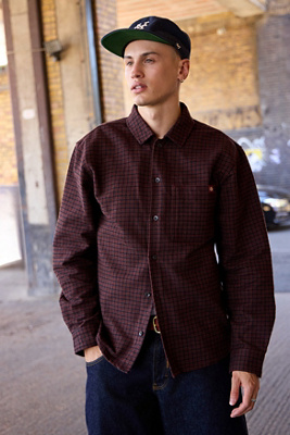 Dickies Andorra Hendersonville Shirt - Red L at Urban Outfitters
