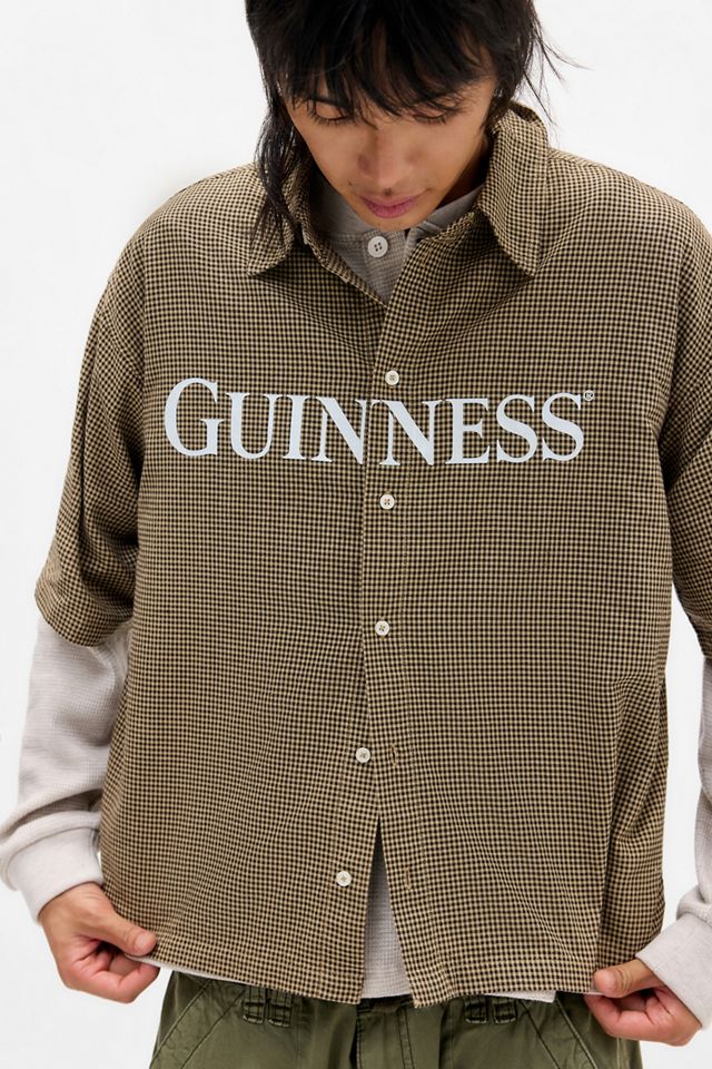 Basic Pleasure Mode UO Exklusives braunes Guinness Karohemd #4