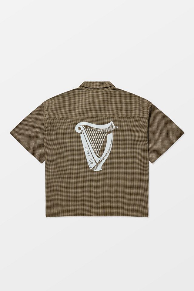 Basic Pleasure Mode UO Exklusives braunes Guinness Karohemd #7